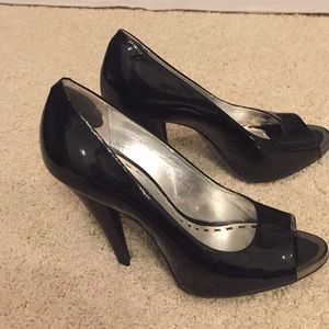 GIANNI BINI black toe heels